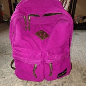 Jansport | Bags | Jansport Mesh Net Backpack Bag Purple Book Beach School  See Through | Poshmark